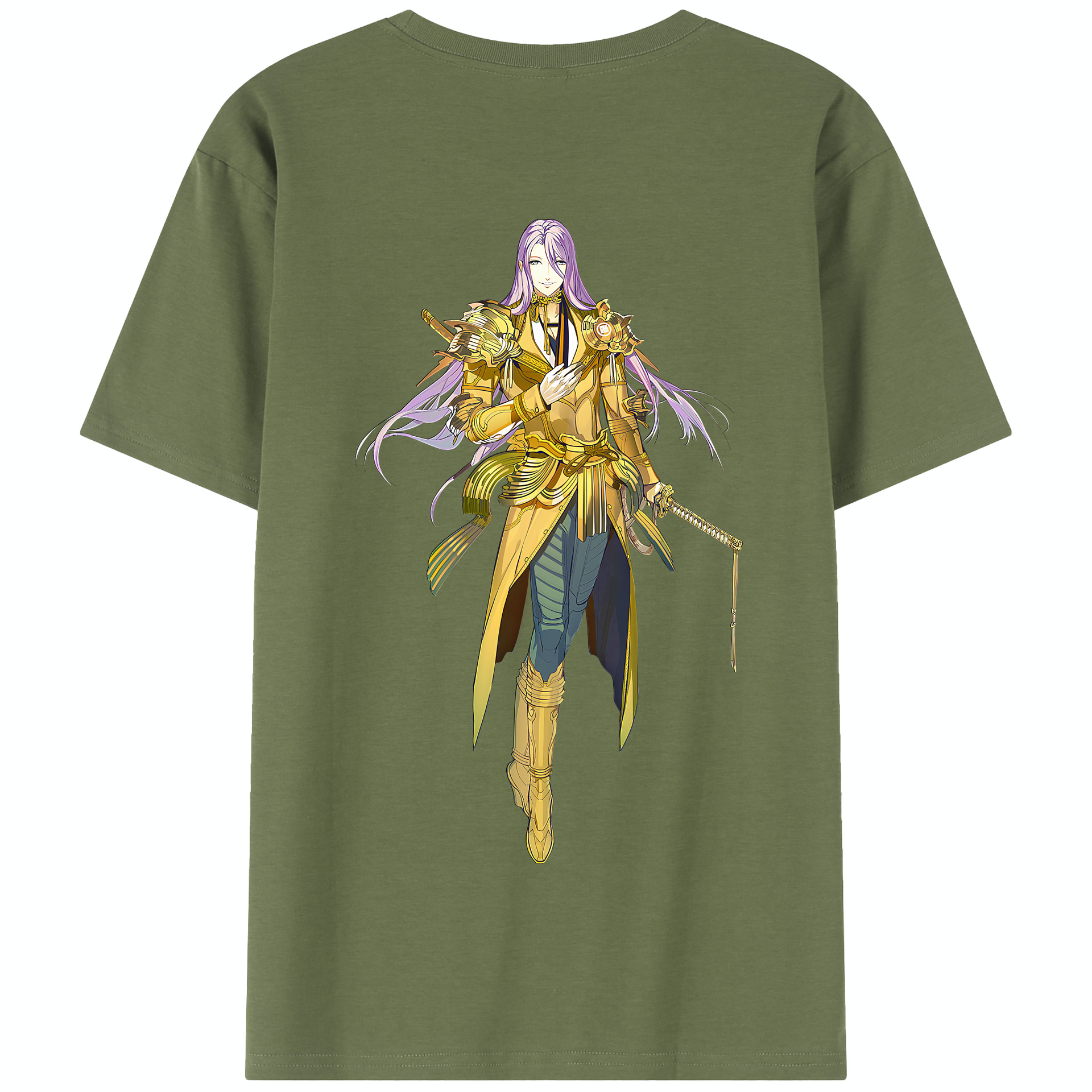 （画像用） 刀剣乱舞 Touken Ranbu 綿100％半袖Tシャツ（背面プリント）